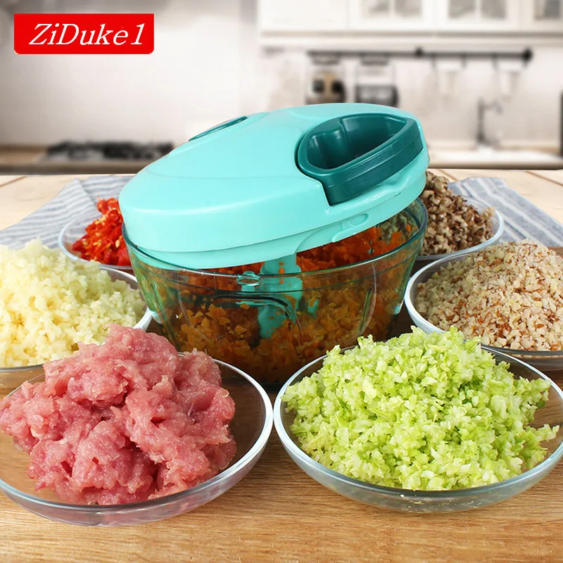 Multifunctional Hand Food Processor Fruit Vegetable Meat Chopper Mincer