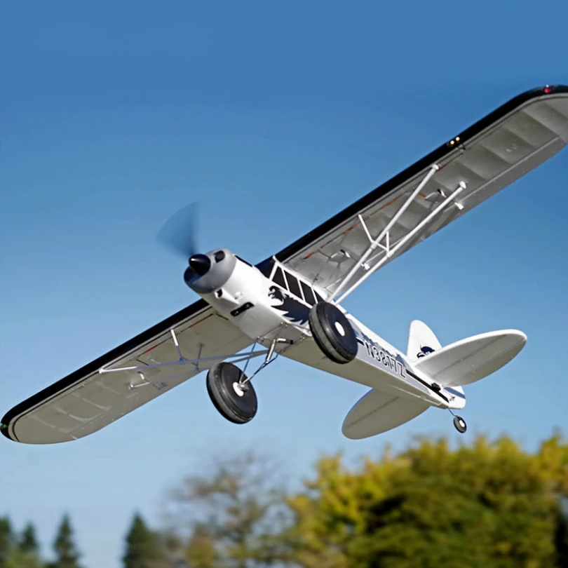 Радиоуправляемый самолет FMS 1700 мм 1 7 м PA 18 J3 Piper Super Cub 4S 5CH с гироскопом