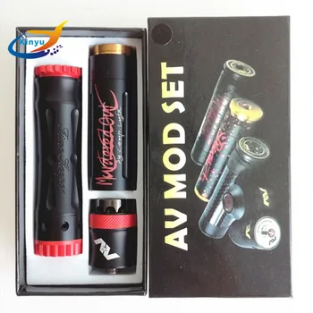 

newest AV Time Keeper Lengthen mod kit Complyfe AvidLyfe MOD KIT Double 18650 battery 24mm diamater brass Vaporizer Mod vape