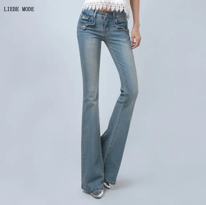 Рисунок 2 - Женские узкие расклешенные джинсы