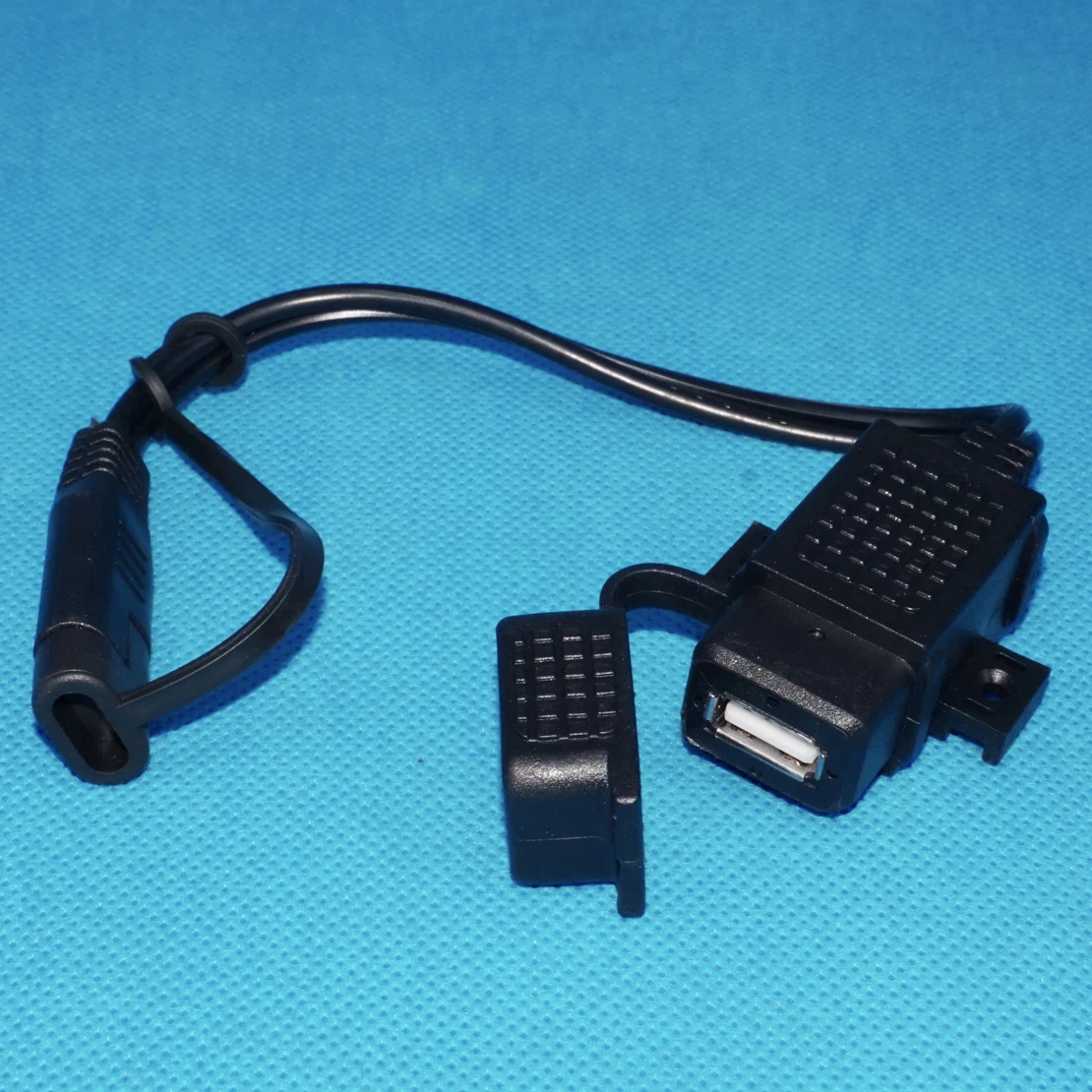 DWCX Motorcycle Waterproof SAE to USB Phone GPS Power Charger Cable