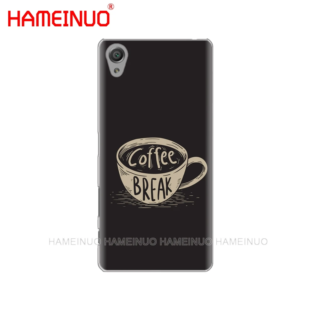 HAMEINUO кофейное время Розовый чехол для телефона sony xperia C6 XA1 XA2 XA ULTRA X XP L1 L2 XZ1 compact XR/XZ