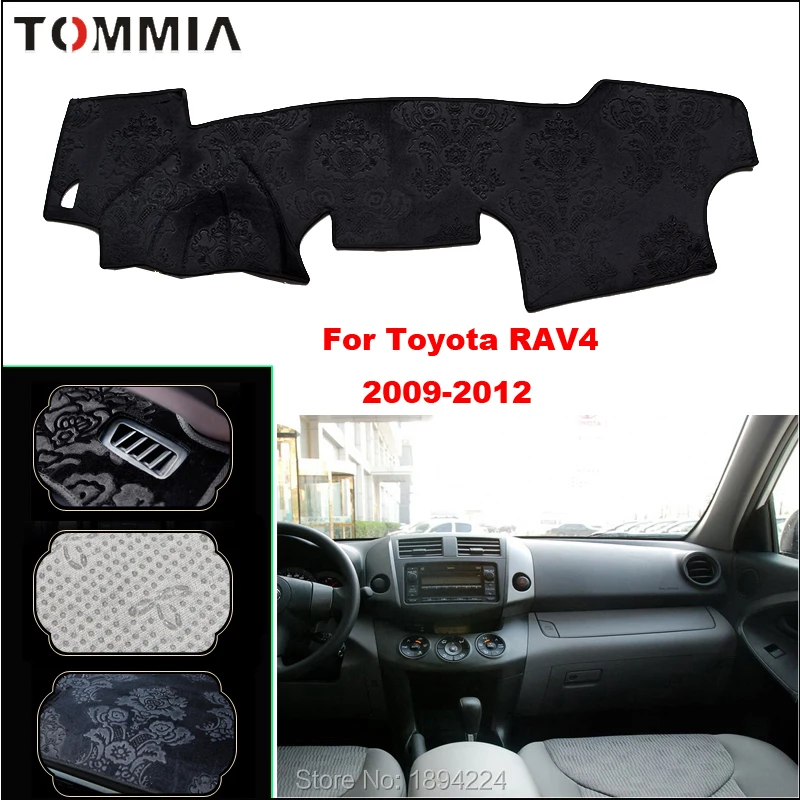 

Tommia Car Dashboard Cover Mat Light Avoid Pad Photophobism Anti-slip protection Mat For Toyota RAV4 2009-2012