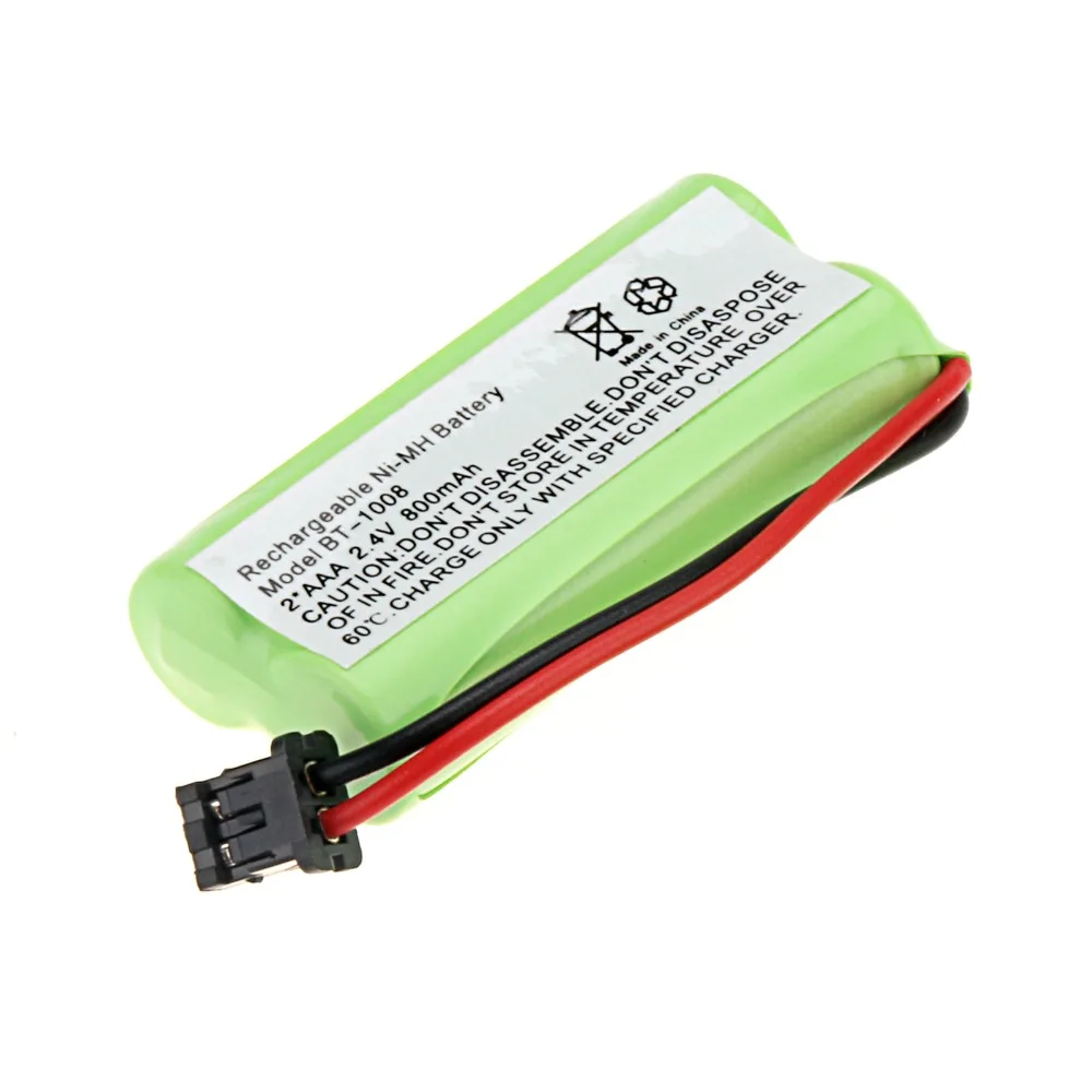 1-10 шт 2,4 V 800mAh NiMH аккумуляторная беспроводная батарея для Uniden BT-1008