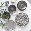 1PC Tableware Phnom Penh Geometry Tableware 6/8/10 Inch Ceramic Dinner Plate Dish Porcelain Dessert Plate Dinnerware Cake Plate ► Photo 2/6