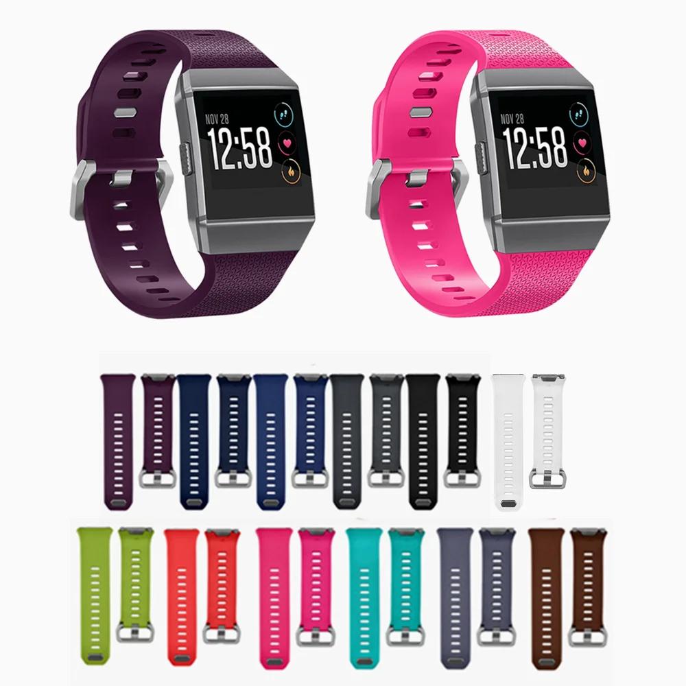 Ремешок для умных часов Fitbit ионный спортивный браслет с трекером Силиконовый