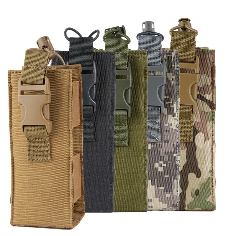 600D Nylon Tactical Molle Water Bottle Pouch Military Canteen Cover Holster Outdoor Travel Kettle B - 32879962936