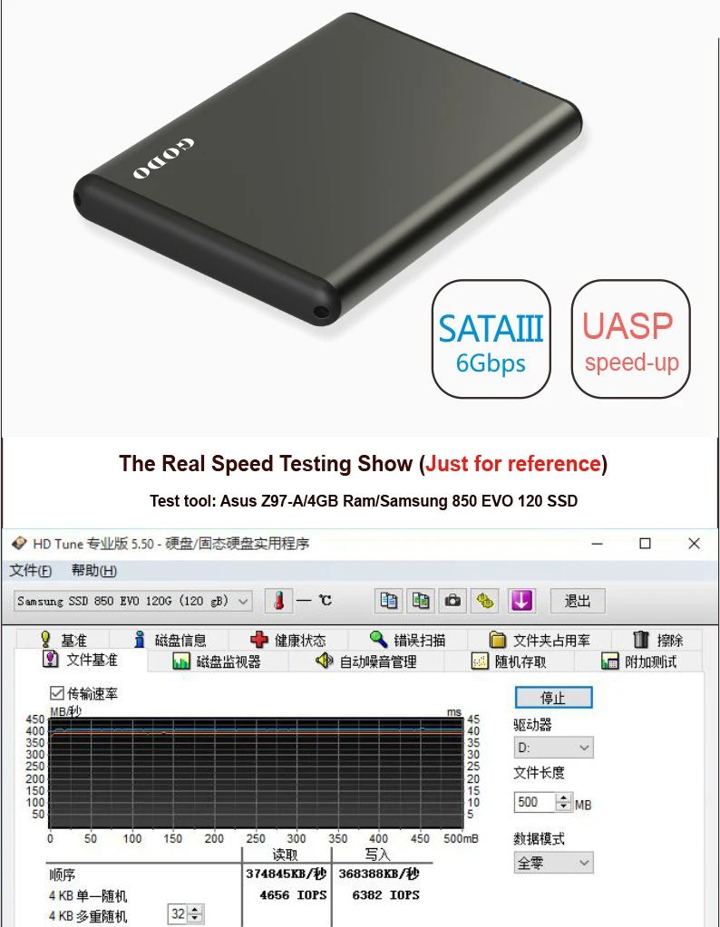 Sata III для USB3.0 Gen1 Тип-C 2,5 "внешний SSD/HDD жесткого диска корпус/коробка с 6 Гбит/с UASP для Тетрадь Рабочий стол Mac