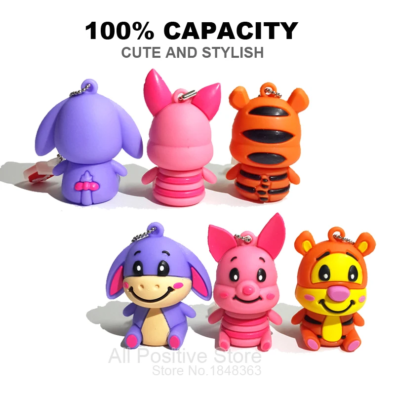 Easy Learning флешка USB Flash Drive свинарнике Тигр флешки подарок 4 GB 8 16 32 флэшка осел