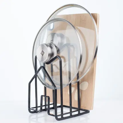 Pot Rack Kitchen Supplies Storage Rack Chopping Board Storage Cutting Board Plate Rack Shelf