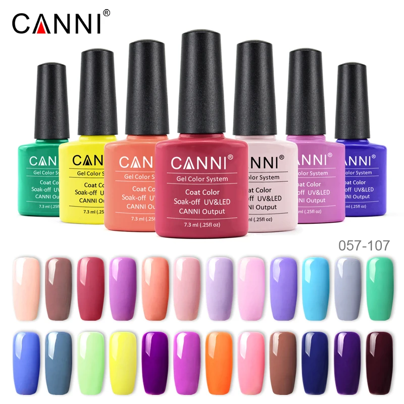 CANNI هلام البولندية اللون 067-127 عالية الجودة حار بيع مانيكير مسمار الفن تصميم SoakOff طويلة الأمد LED المينا الأشعة فوق البنفسجية هلام مسمار البولند... CANNI هلام البولندية اللون 067-127 عالية الجودة حار بيع مانيكير مسمار الفن تصميم SoakOff طويلة الأمد LED المينا الأشعة فوق البنفسجية هلام مسمار البولند...