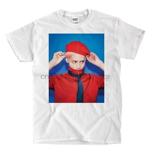 

Kim Jonghyun She Is Shirt fashion short sleeved T-shirt for men Summer funny tee shirt