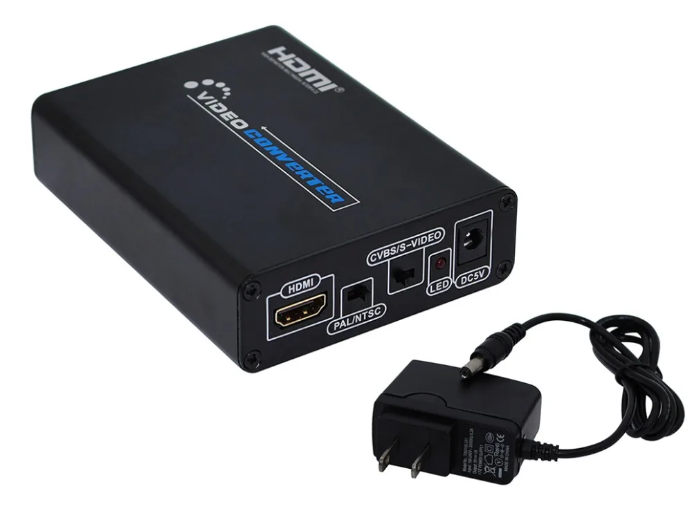 1080p HDMI To AV/S Video Adapter S Video, CVBS Video Converter Free Shipping hdmi to av&svido