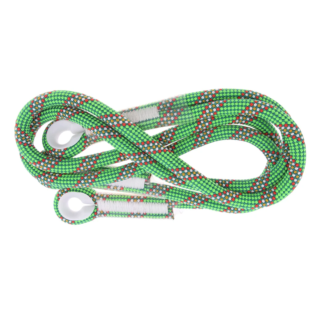 Braided Prusik Cord Loop Sewn Eye to Eye 10.5mm Nylon Lanyard for Outdoor Tree Climbing Rescue Caving