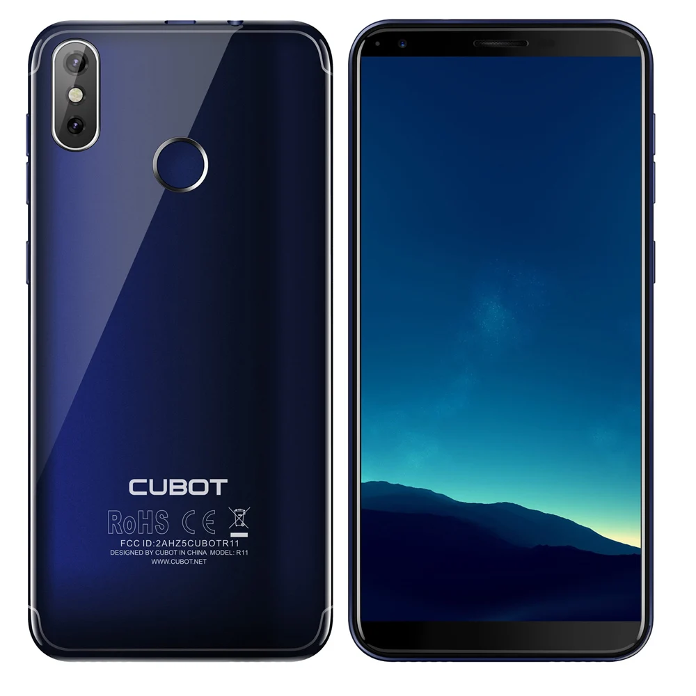 CUBOT R11 3G WCDMA отпечатков пальцев 18:9 HD+ мобильный телефон 5,5 ''8-Core 2 GB 16 GB передняя 8MP сзади 13+ 2мп камеры смартфон