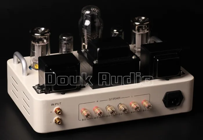 Douk аудио FU50/EL34 вакуумный ламповый усилитель стерео одноконцевый усилитель мощности класса А 8 Вт* 2 чистые ручные леса