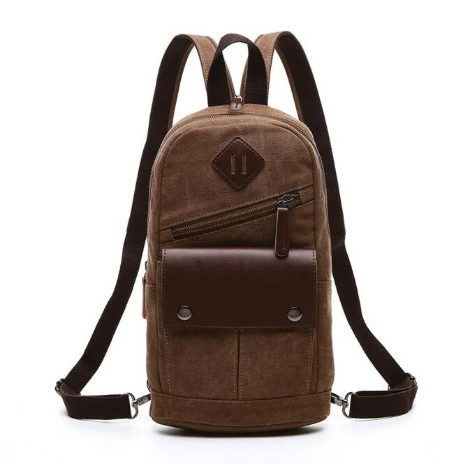 

070717 men small backpack double shoulder bag