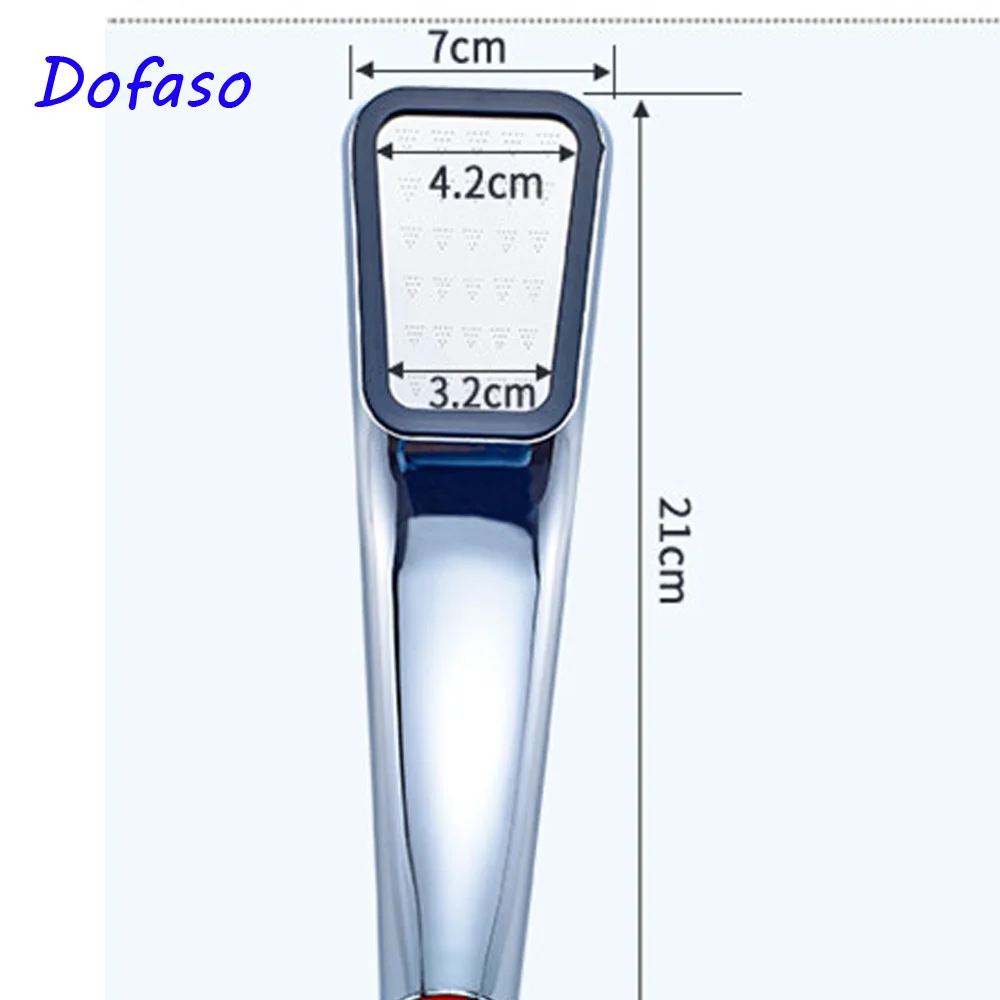 Dofaso китайская хромированная ABS ручная Душевая насадка для душа насадка для ванной комнаты водосберегающая ручная Душевая насадка высокого давления - Цвет: shower hand