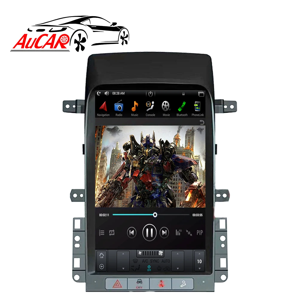 Автомагнитола в стиле Tesla Android 9 для Chevrolet Captiva 2008 2009 2010 2011 2012 мультимедиа GPS