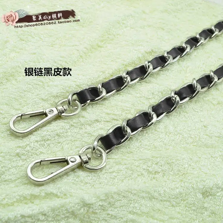 Free shipping leather handle bag strap purse strap bag hardware handbag strap bag parts chain bag chain belt baghandle