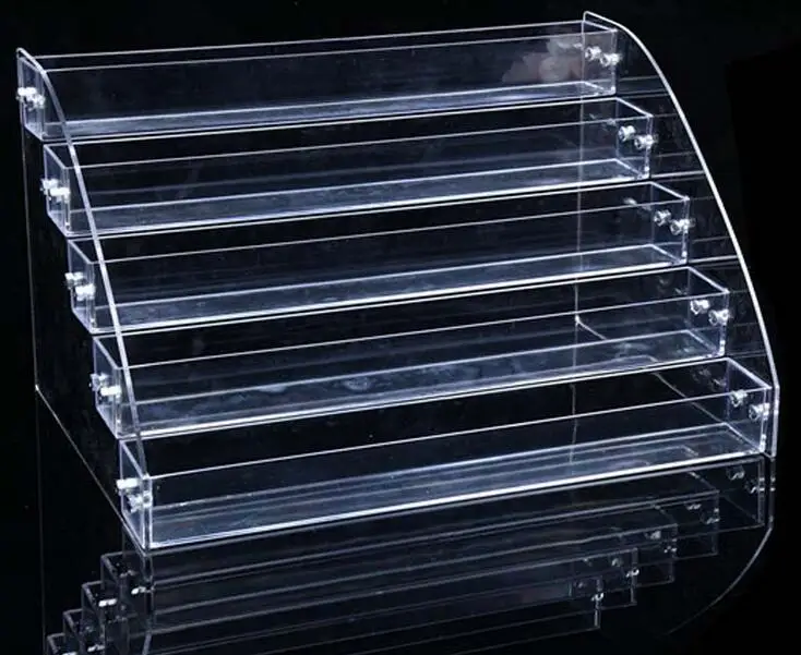 Fashion Acrylic Cosmetic 2-7 Layers Clear Acrylic Organizer Lipstick Jewelry Display Stand Holder Nail Polish Essential Oil Rack