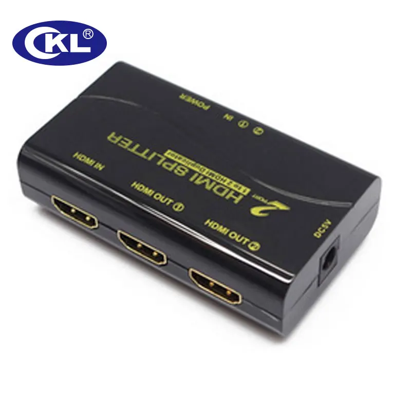 CKL HD-92M 1*2 2 порта мини-разветвитель HDMI Поддержка 1,4 в 3D 1080 P для ПК монитора