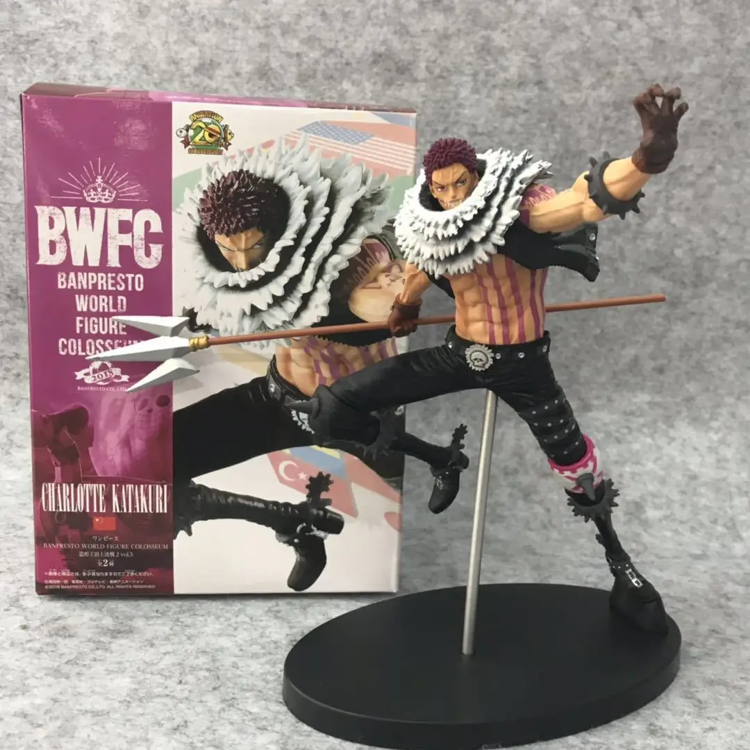 Anime One Piece Bwfc Charlotte Katakuri Action Figure Model Toy Action Figures Aliexpress