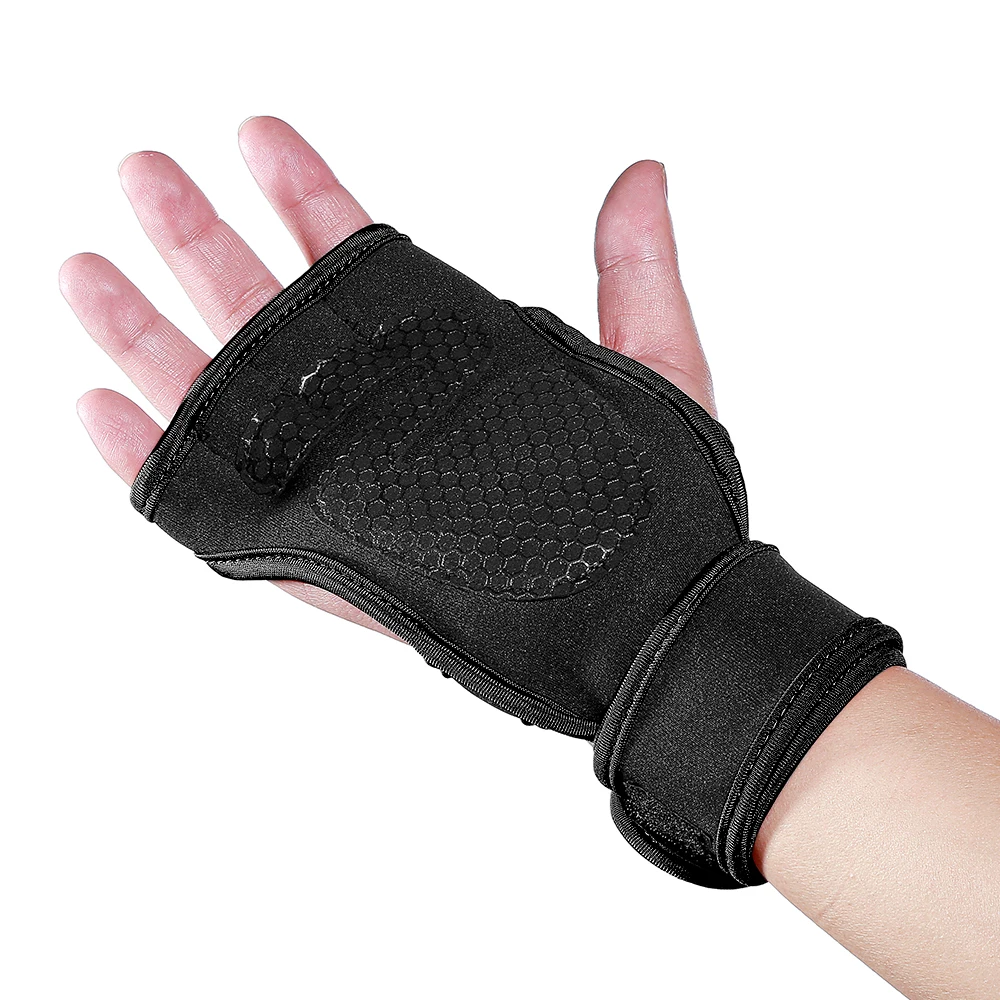 Fitness Wrist Wraps Gym Ventilated Workout Gloves For Weight Lifting Training
