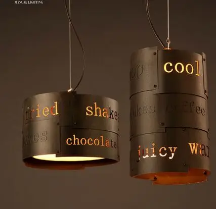 

Retro creative pendant lights Industrial Iron lustres de sala Design Lamparas colgnates suspension luminaire antique bar lights