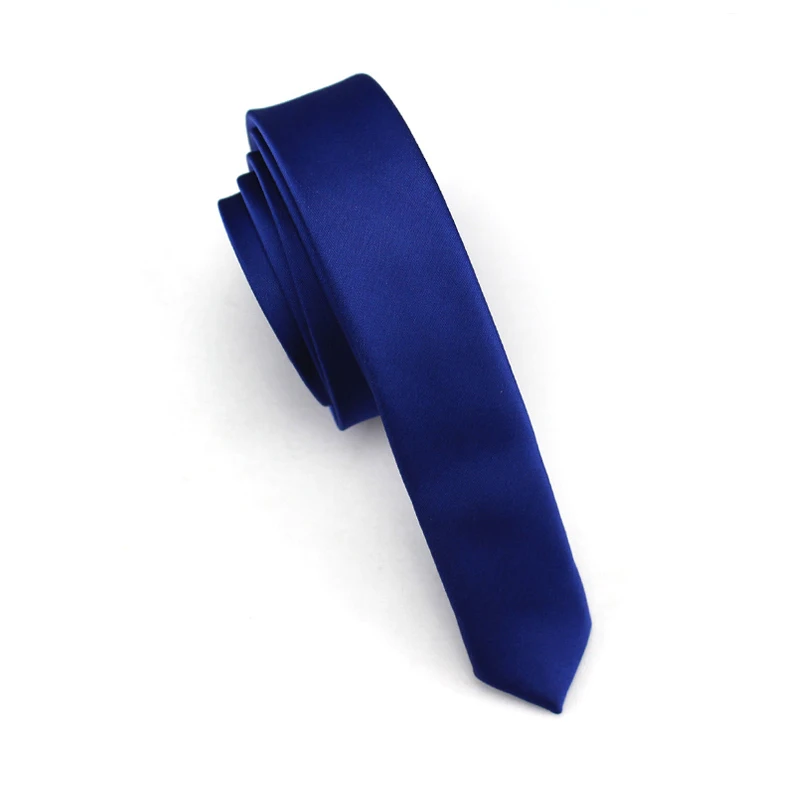 Новый модный дизайнер для мужчин Высокое качество сплошной цвет 3,5 см тонкий средства ухода за кожей шеи галстук формальные бизнес встречи
