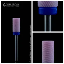 Розовый керамический сверло для ногтей-большая цилиндрическая фреза-м(612082