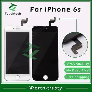 

5PCS Black/White 4.7 LCD for Pantalla iPhone 6s LCD Display with Touch Screen Digitizer Assembly Replacement without Dead Pixel