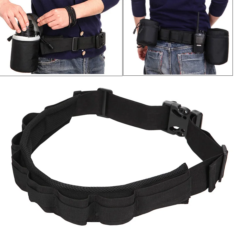 Buy ightpro Padded Camera Waist Belt Lens Bag Holder