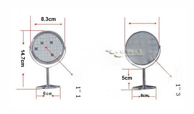 Вантас Красота стол зеркало и двухстороннее нормальное и увеличительное зеркало стенд# M001T