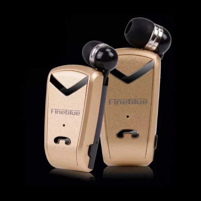 FULAIKATE Wireless Earphone Fashion Clip on Handsfree Bluetooth Headset with Mic for iPhoneXs Max xiaomi Samsung Note9