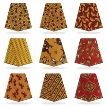 Гарантированный настоящий голландский восковой блок с принтами в оригинальном воском хлопок настоящий воск настоящий Африканский Анкара ткань Aso Ebi