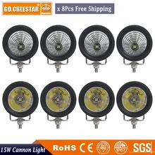 15 W 3 inch Trabalho LED Luz Motos Moto 1 PC COB Levou Scooters Da Lâmpada do farol de Nevoeiro Holofotes 6000 K Branco lâmpada Luz de Trabalho x8pc