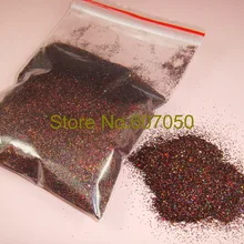 50 грамм x(0,2 мм) 008 дюймов голографический лазер Кофе Цвет Сияющий тонкий лак для ногтей порошок пыли