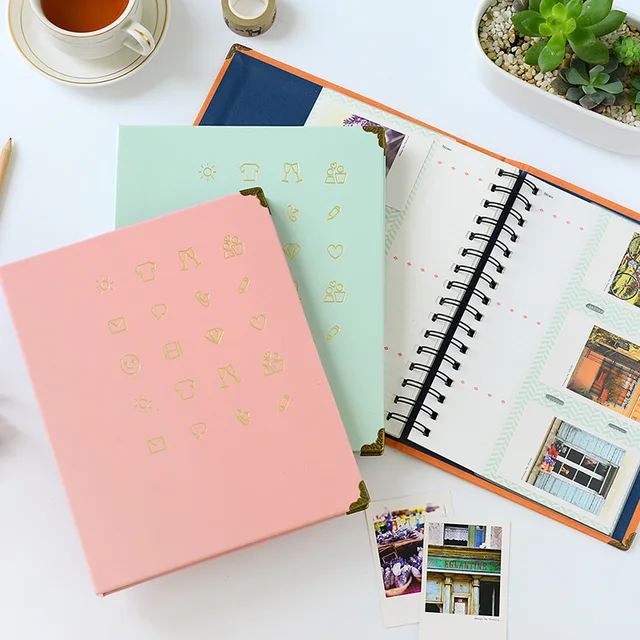 150 pockets mini instax wedding baby photo album holder candy color baby photo album book