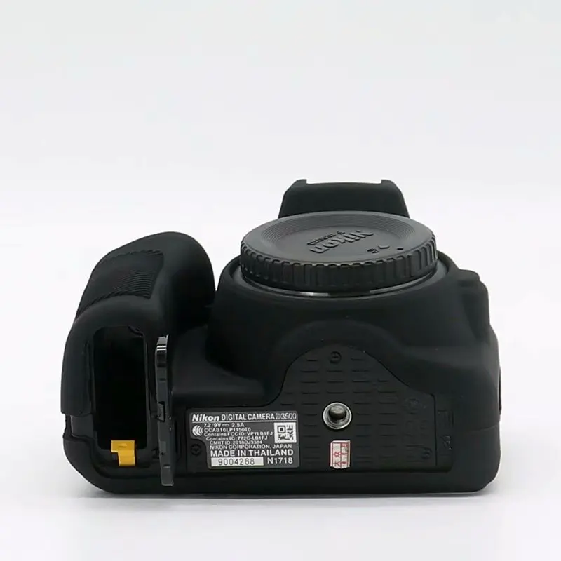 Мягкий силиконовый чехол для камеры защитный чехол для Nikon D3500 резиновый чехол с отверстием для аккумулятора D3500 сумка для камеры