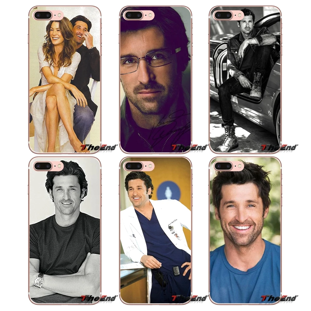 

For iPhone X 4 4S 5 5S 5C SE 6 6S 7 8 Plus Samsung Galaxy J1 J3 J5 J7 A3 A5 2016 2017 Grey Anatomy McDreamy Black Phone Case