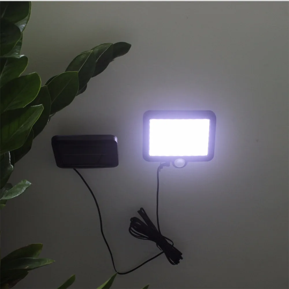 Chiclits 56 Led 1000mA Outdoor Solar Powered Light PIR Body Motion Sensor Solar Lamp Floodlights Garden Lawn Light Decoration  (19)
