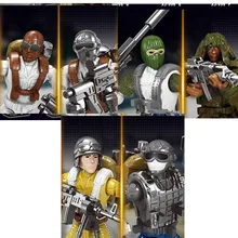

6pcs/lot DIY Building Blocks Bricks Game Army Soldiers Duty Call Military Series with Weapons Toys for Children Gifts Set Game
