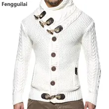 Autumn Winter Fashion Casual Cardigan Sweater Coat Men Loose Fit 100 %Terylene Warm Knitting Clothes Sweater Coats Men 4xl