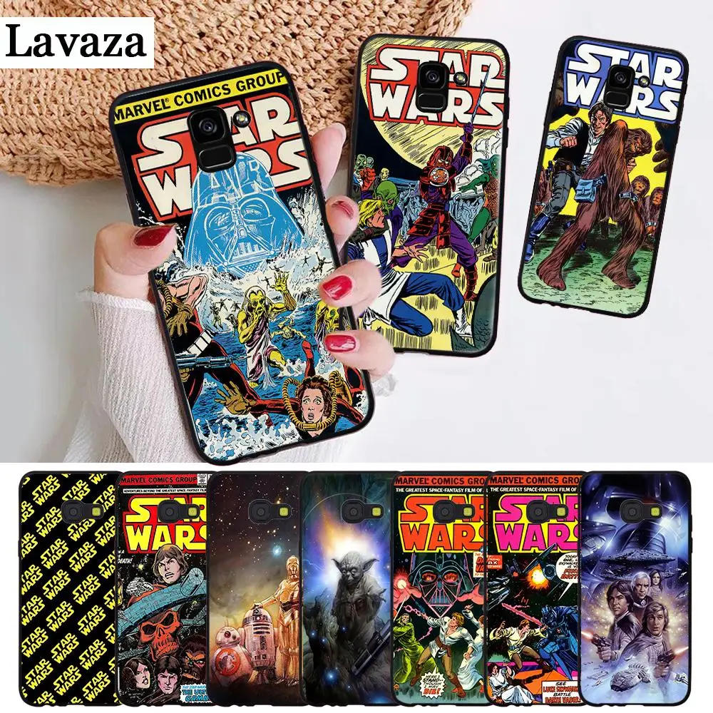 

Lavaza Star Wars Movie Comic Guys Holding Silicone Case for Samsung A3 A5 2016 2017 A6 Plus 2018 A7 A8 A9 A10 A30 A40 A50 A70 J6