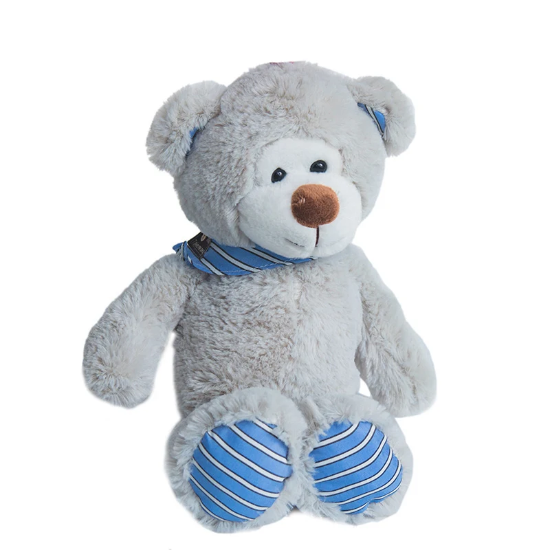 Высокое качество игрушка Мягкий силиконовый чехол с рисунком из мультфильма с мишкой Тедди волк плюшевые игрушки 30/35 см Плюшевые Животные Медведь кукла, подарок на день рождения для детей