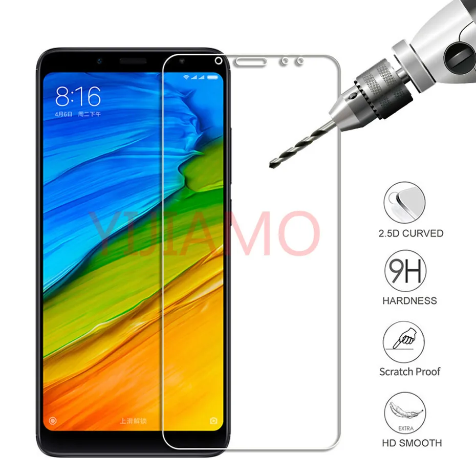 Защита экрана для xiaomi redmi 5 6 plus 4X 5A 6A закаленное стекло xiomi note 7 pro Note 4x защитная