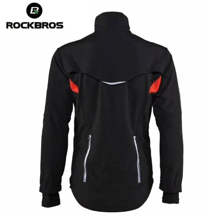 ROCKBROS велосипедная ветрозащитная куртка зимняя одежда Джерси пальто для