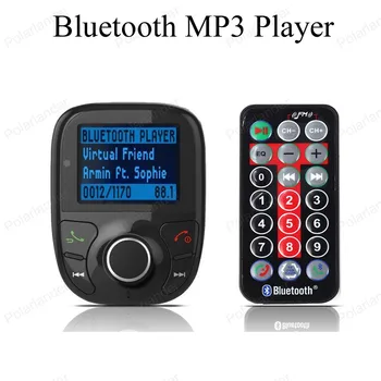 

Bluetooth MP3 PlayerHandsfree Car Kit AUX Hands Free FM Transmitter with Dual USB MP3 SD LCD Car Charger Cigarette Lighter