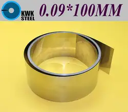 Нержавеющей sus304 Стальные полосы 0.09*100*1000 мм в рулонах для формы расстояние шайба Высокая точность Запчасти спиральный кремния сталь